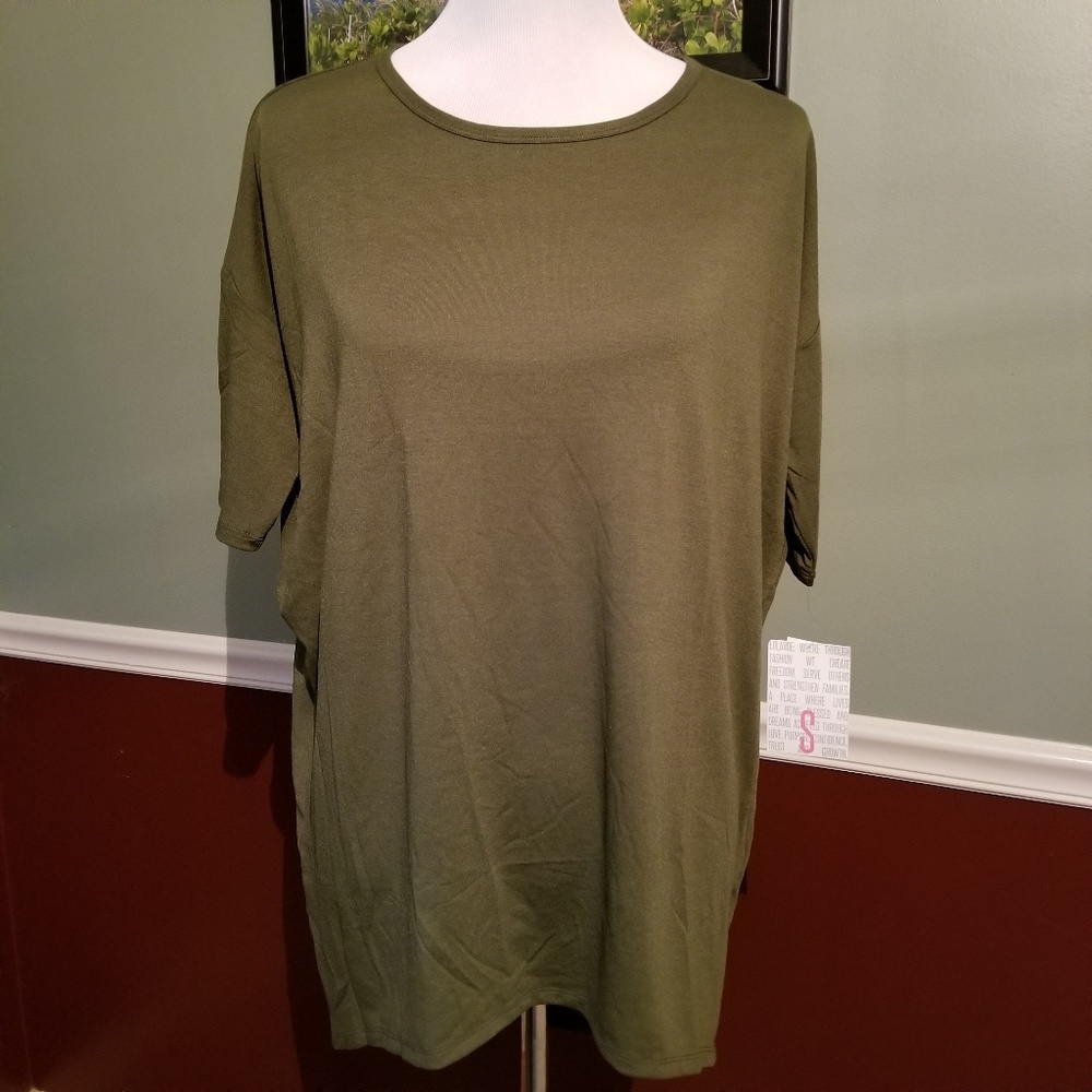 50% OFF LuLaRoe Solid Olive Irma BNWT